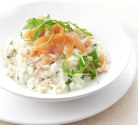 Smoked salmon & lemon risotto recipe 