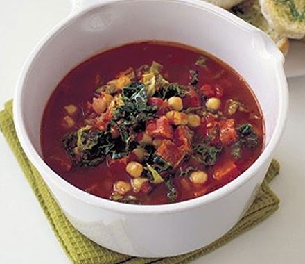Chorizo & chickpea soup recipe