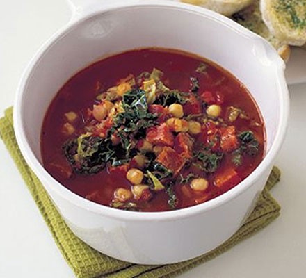 Chorizo & chickpea soup recipe 