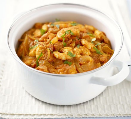 Easy Thai prawn curry recipe 