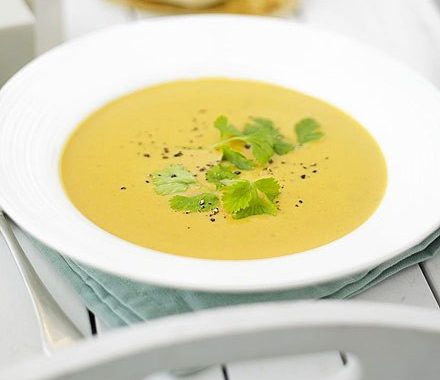 Sweet potato and coconut soup recipe