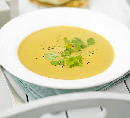 Sweet potato and coconut soup recipe 