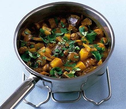 Mushroom & potato curry recipe