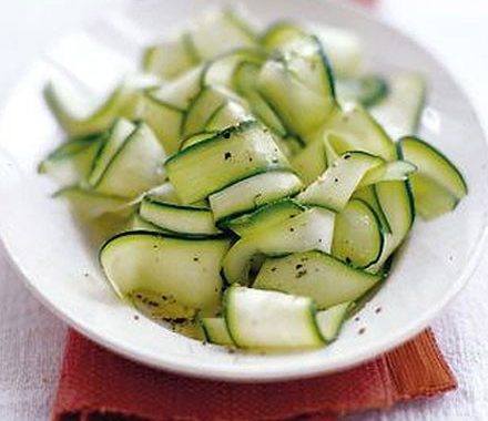 Marinated courgette salad  recipe