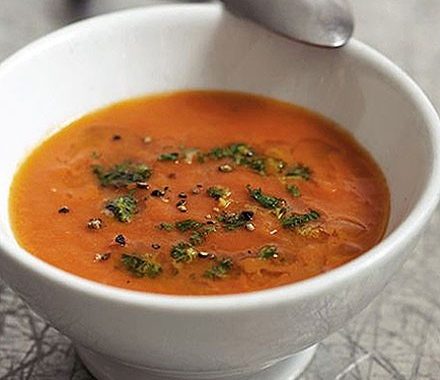 Tomato soup with gremolata recipe