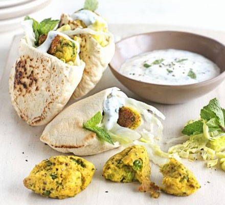 Pea pakora pockets recipe 