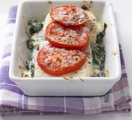 Haddock & spinach cheese melt recipe 