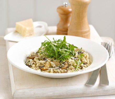 Mushroom & thyme risotto recipe