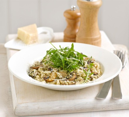 Mushroom & thyme risotto recipe 
