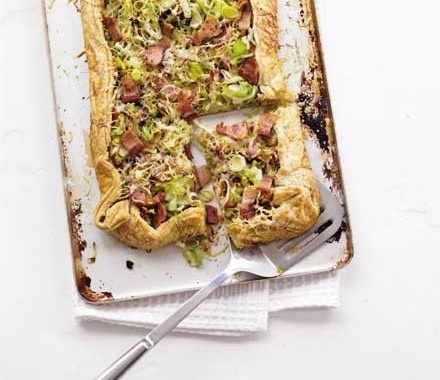 Leek, cheese & bacon tart recipe