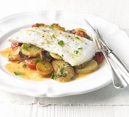 Chorizo, new potato & haddock one-pot recipe 