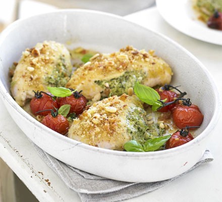 Creamy pesto chicken recipe 