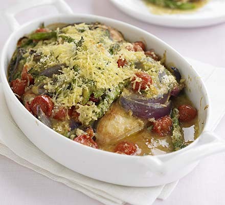 Creamy tarragon chicken bake recipe 