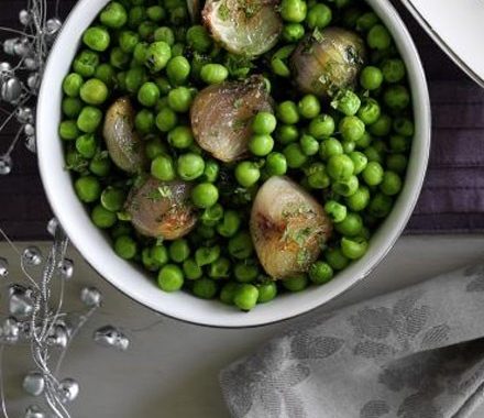 Peas and shallots recipe