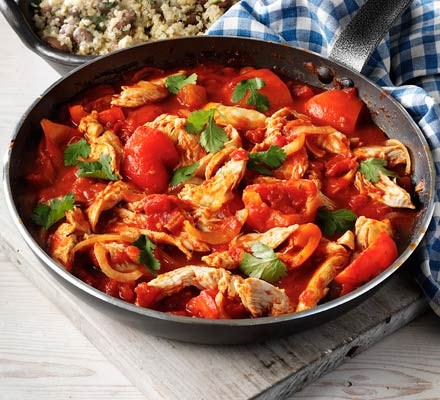 Mexican chicken stew with quinoa & beans recipe 