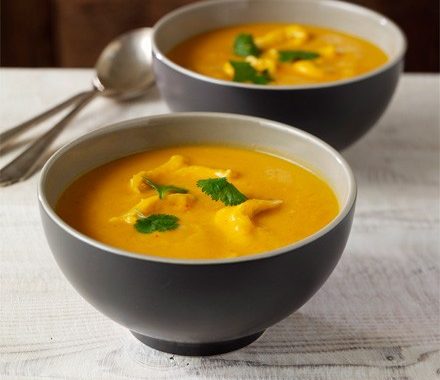 Thai chicken and sweet potato soup recipe