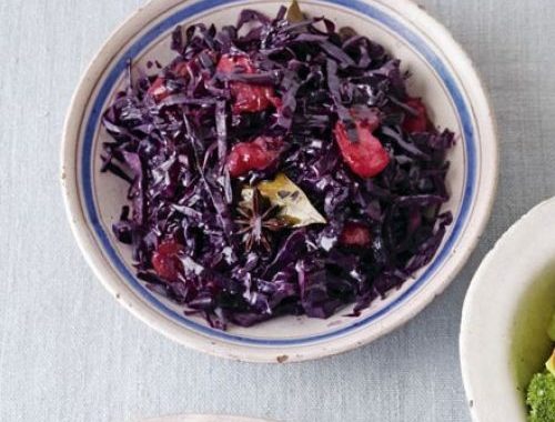 Slow cooker red cabbage recipe