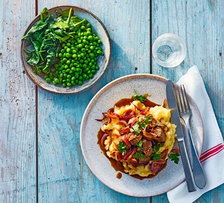 Rosemary balsamic lamb with vegetable mash recipe 