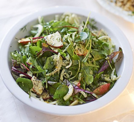 Winter leaf salad recipe 
