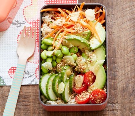 Sesame & ginger sushi bowls recipe