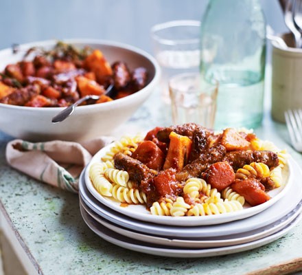Slow cooker sausage casserole recipe 