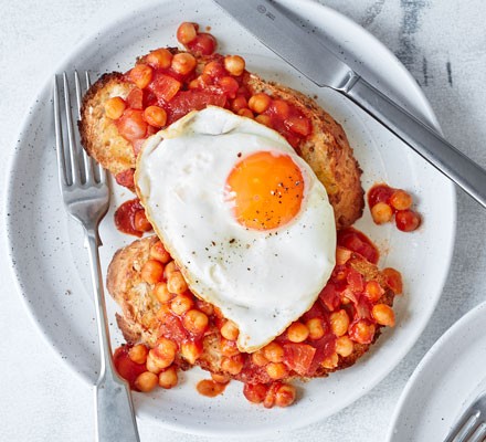 Smoky chickpeas on toast recipe 