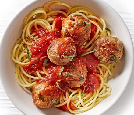 Spaghetti & tuna balls recipe