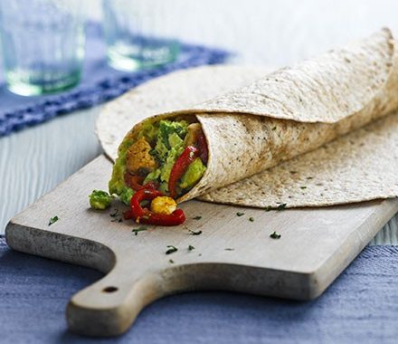 Spicy avocado wraps recipe