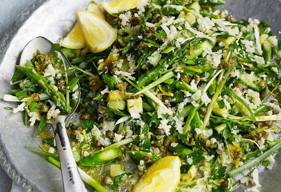 Spring vegetable & cauliflower tabbouleh recipe