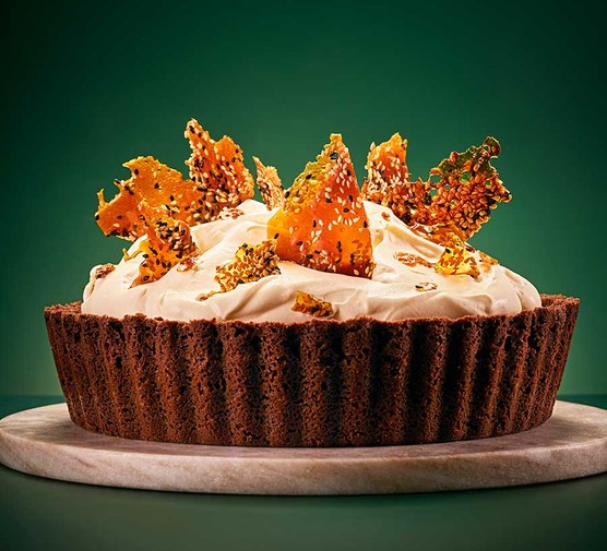 Tahini Mississippi mud pie recipe 