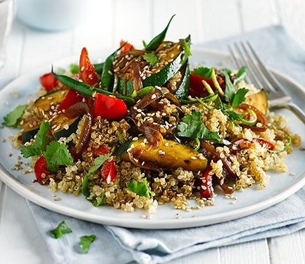 Easy quinoa stir-fry recipe