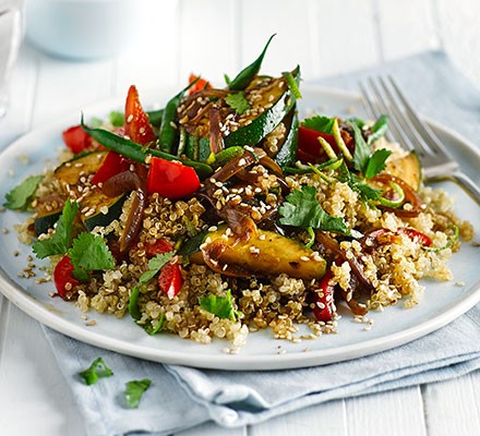 Easy quinoa stir-fry recipe 
