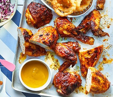 BBQ chicken platter recipe