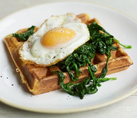Cheese & herb waffles recipe