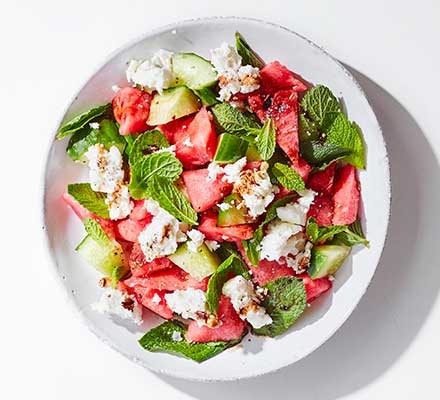 Watermelon & feta salad recipe 