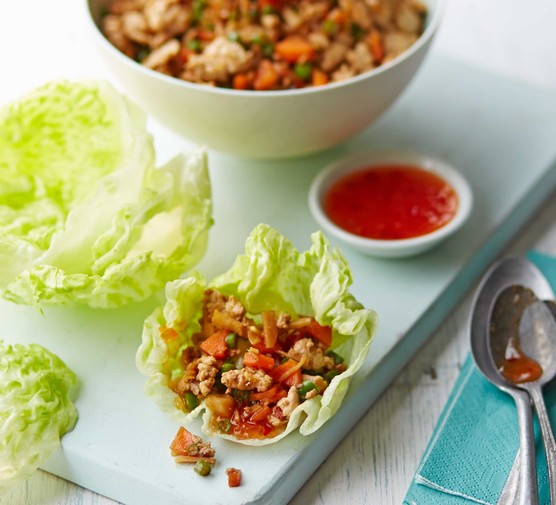 Ginger turkey lettuce wraps recipe 