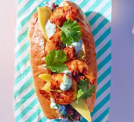Blackened shrimp hot dogs recipe 