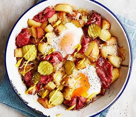 Pastrami hash recipe
