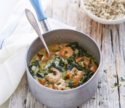 Prawn, butternut & mango curry recipe