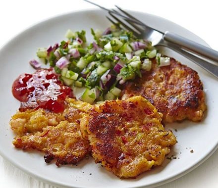 Prawn & sweet potato cakes recipe