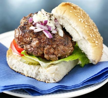 Really easy beefburgers recipe 