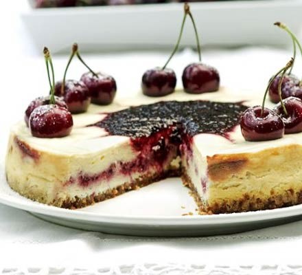 Cherry swirl cheesecake recipe 