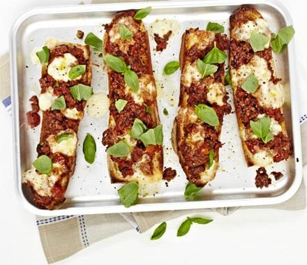 Sloppy Joe pizza breads recipe