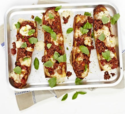 Sloppy Joe pizza breads recipe 
