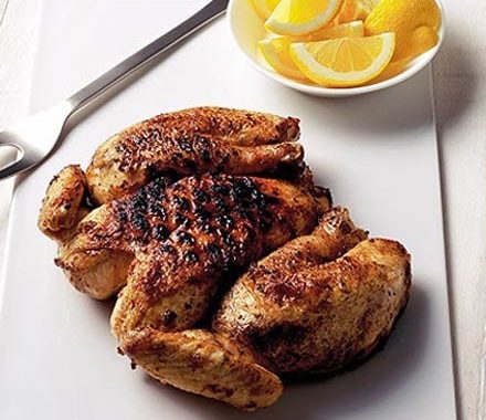 Spatchcock barbecue chicken recipe