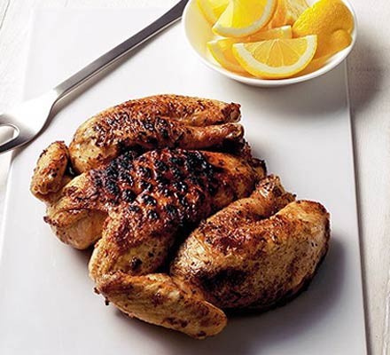 Spatchcock barbecue chicken recipe 