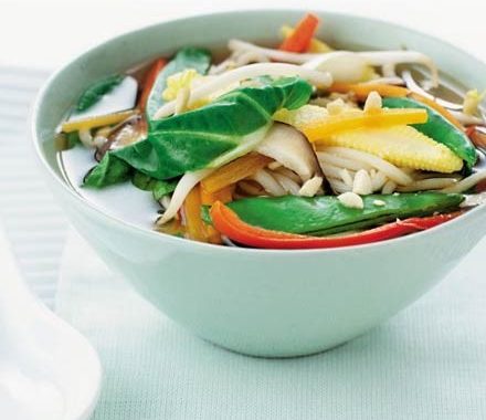 Speedy noodle soup recipe