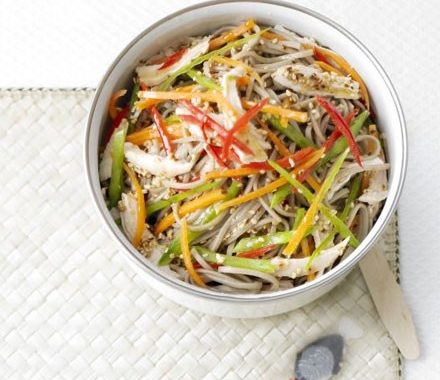Chicken soba noodles recipe