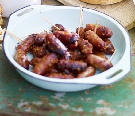 Sticky hoisin sausages recipe