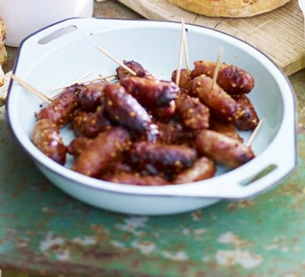 Sticky hoisin sausages recipe 